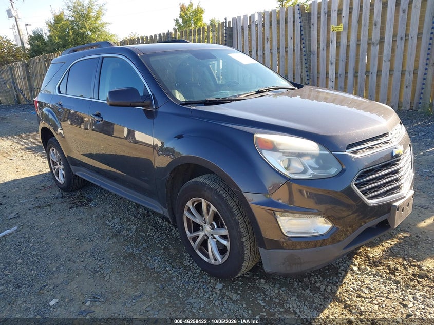 Vin: 2gnalcek0g6309192, lot: 46758491, chevrolet equinox lt 20161