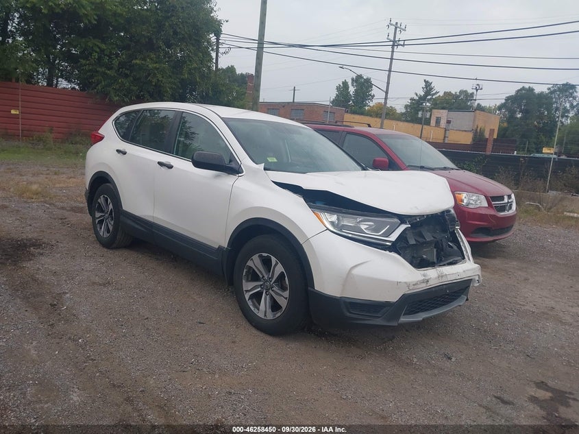 2018 Honda Cr-V Lx, Front, IAAI, VIN 5J6RW5H38JL000890