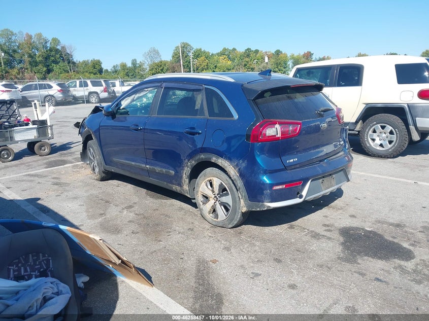 Vin: kndcb3lcxk5323086, lot: 46758526, kia niro lx 20193