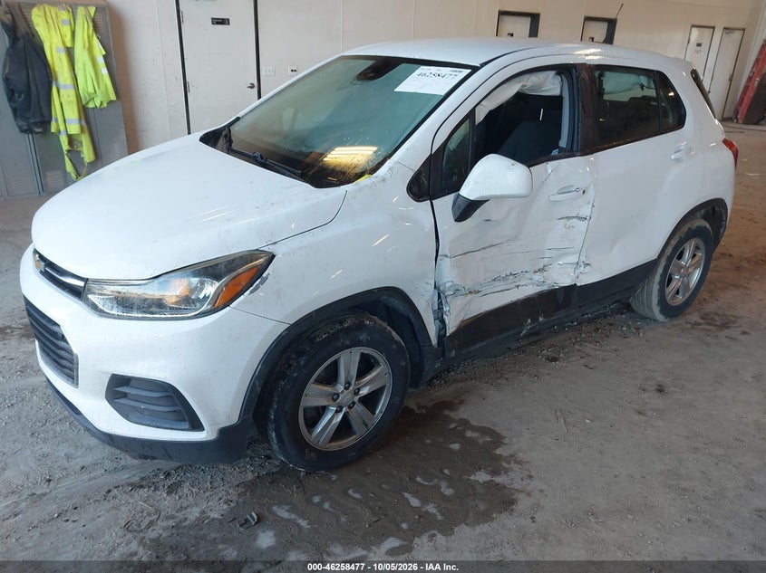 Vin: 3gncjksb5kl396587, lot: 46758546, chevrolet trax ls 20192
