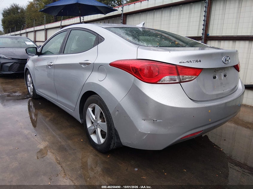 Vin: 5npdh4ae2dh370872, lot: 46758559, hyundai elantra gls 20133