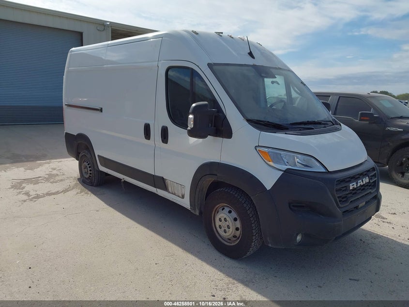 Vin: 3c6lrvcg8pe549639, lot: 46758570, ram promaster 2500 high roof 136 wb 2023 img_1