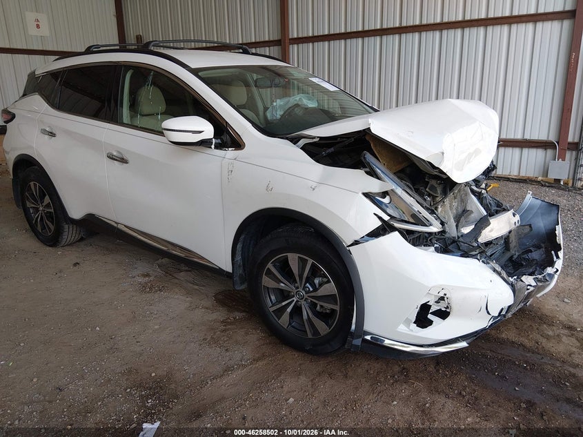Vin: 5n1az2mjxkn133682, lot: 46758571, nissan murano sv 2019 img_1