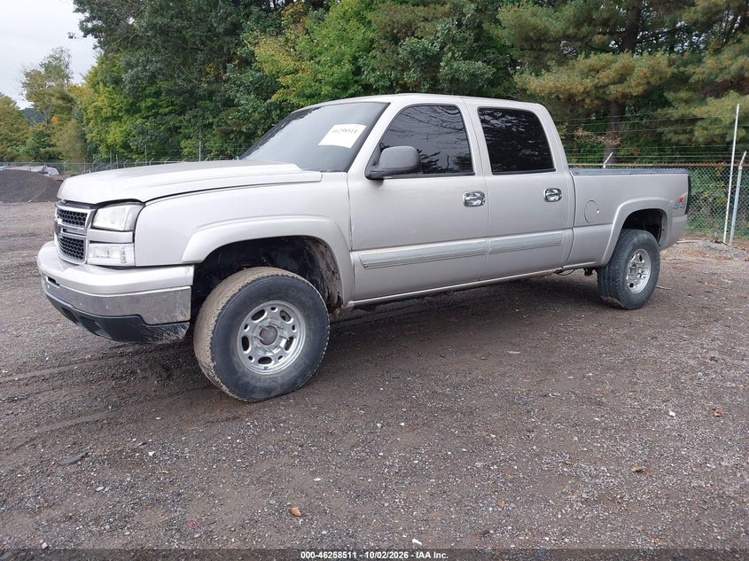 CHEVROLET SILVERADO 1500HD 2006 VIN 1GCGK13U26F267935
