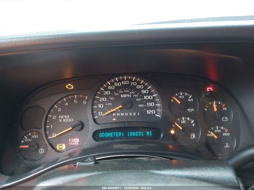 CHEVROLET SILVERADO 1500HD 2006 VIN 1GCGK13U26F267935