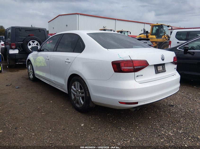 Vin: 3vw2b7aj3jm260648, lot: 46758593, volkswagen jetta 1.4t s 20183