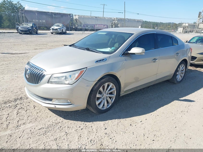 Vin: 1g4gb5g35ef125419, lot: 46758597, buick lacrosse leather group 20142
