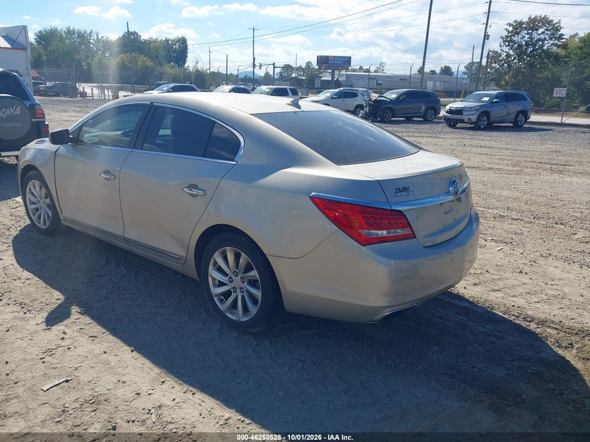 Vin: 1g4gb5g35ef125419, lot: 46758597, buick lacrosse leather group 20143