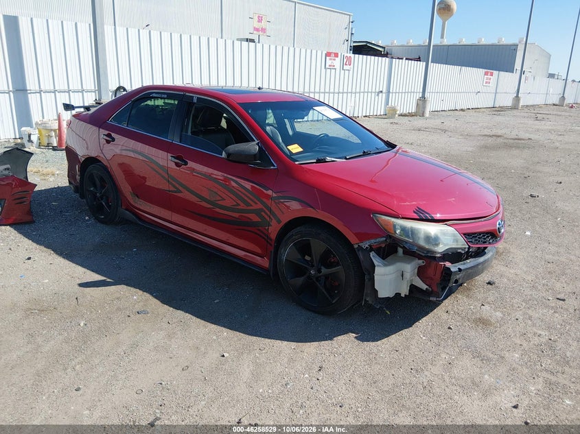 Vin: 4t1bf1fk5cu629395, lot: 46758598, toyota camry se limited edition 20121