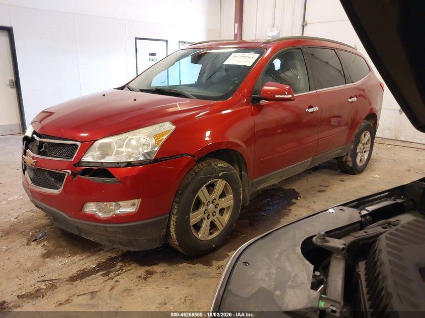 Vin: 1gnkrjed0cj167528, lot: 46758634, chevrolet traverse 2lt 20122