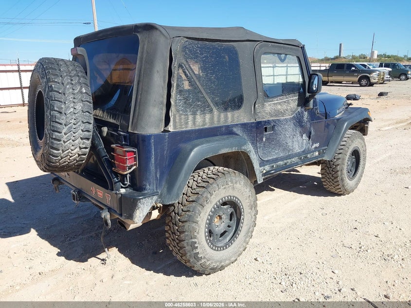 JEEP WRANGLER 2004 VIN 1J4FA69S64P737421