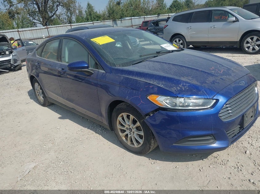 Vin: 3fa6p0g74fr291335, lot: 46758717, ford fusion s 20151