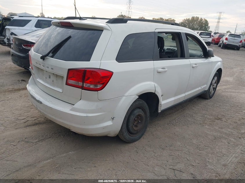 Vin: 3c4pdcab4ct184287, lot: 46758744, dodge journey se/avp 20124