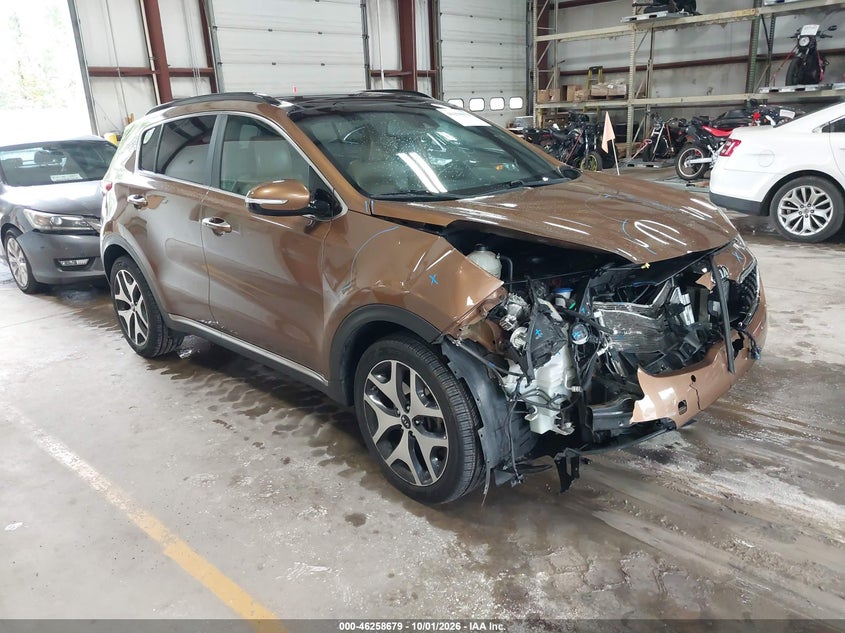 Vin: kndprca64j7367632, lot: 46758748, kia sportage sx turbo 20181