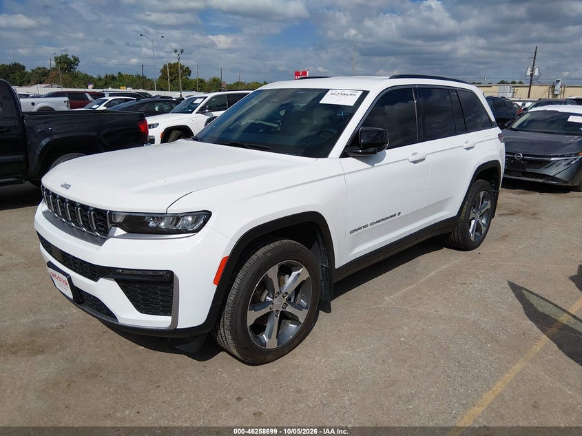 Vin: 1c4rjgbrxtc238482, lot: 46758768, jeep grand cherokee limited 4x2 20262