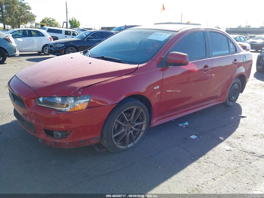 2008 Mitsubishi Lancer De/Es, Left Front, IAAI, VIN JA3AU26U18U036314 — photo 2