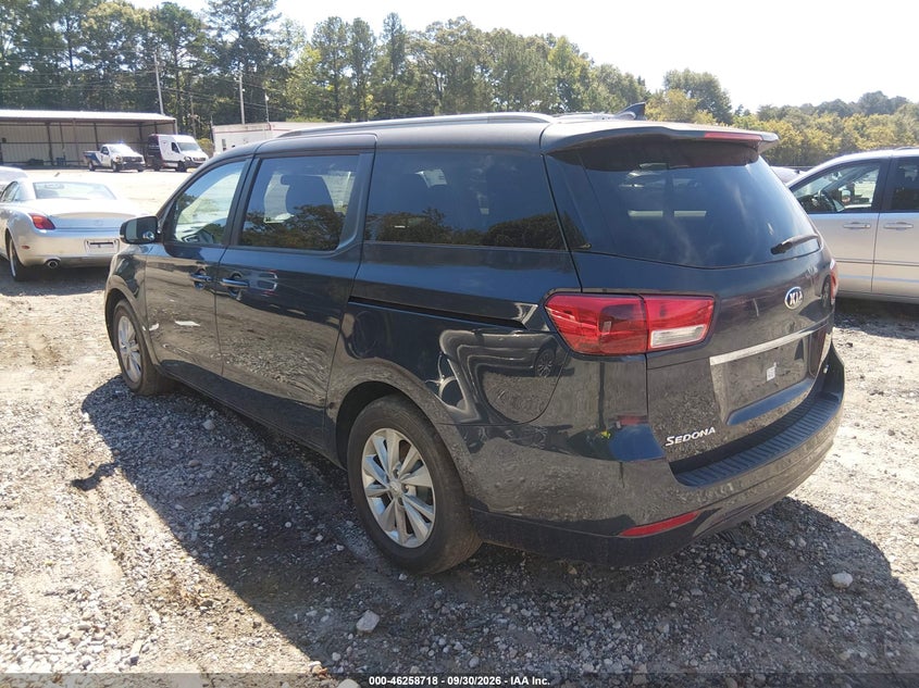 Vin: kndmb5c11f6066110, lot: 46758787, kia sedona lx 20153
