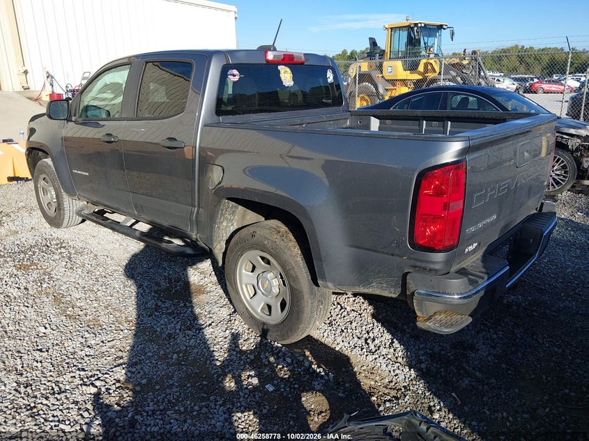 Vin: 1gcgsben8m1105152, lot: 46758847, chevrolet colorado 2wd  short box wt 20213