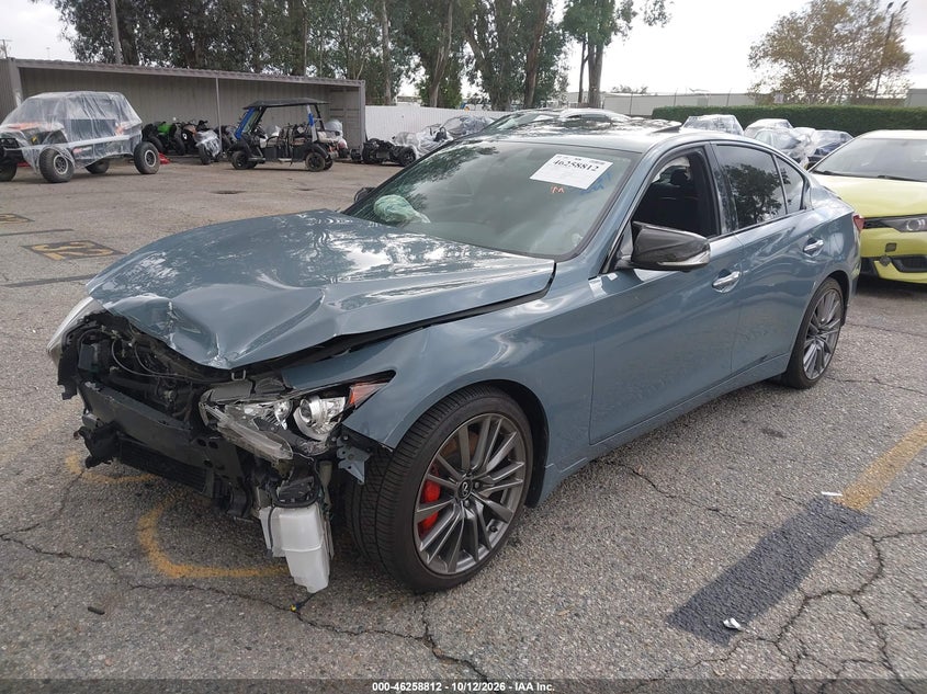 Vin: jn1fv7dpxmm850621, lot: 46758881, infiniti q50 red sport 400 20212