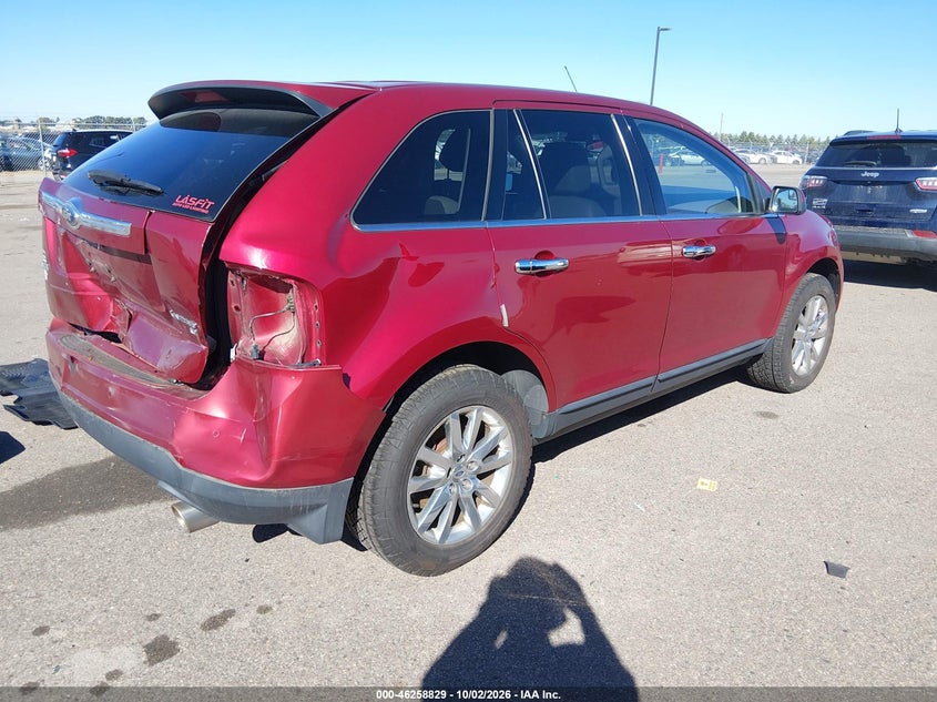 Vin: 2fmdk4kc5dba04295, lot: 46758898, ford edge limited 20134