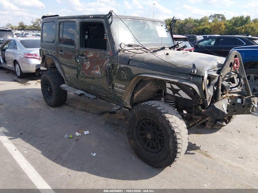 Vin: 1c4bjwdg8fl730763, lot: 46758920, jeep wrangler unlimited sport 20151