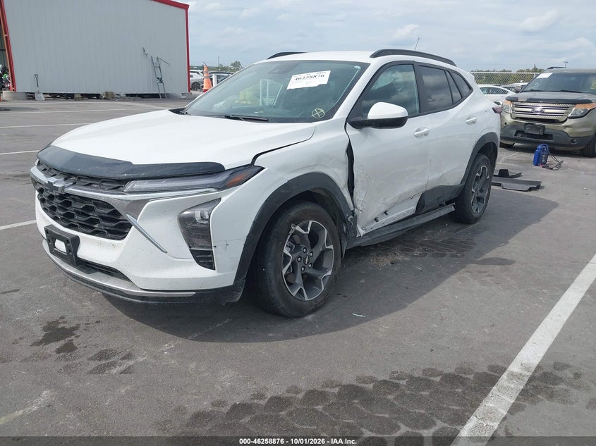 Vin: kl77lhe29rc181302, lot: 46758945, chevrolet trax fwd lt 20242