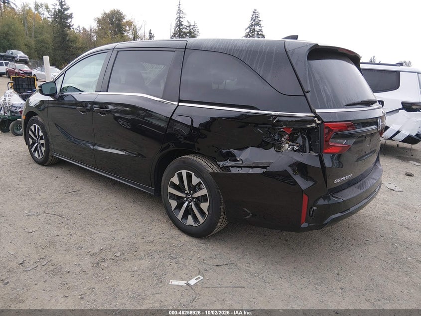 Vin: 5fnrl6h63tb060421, lot: 46758995, honda odyssey ex-l 20263