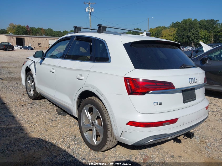 Vin: wa1baafy4m2012620, lot: 46759002, audi q5 premium plus 45 tfsi quattro s tronic 20213