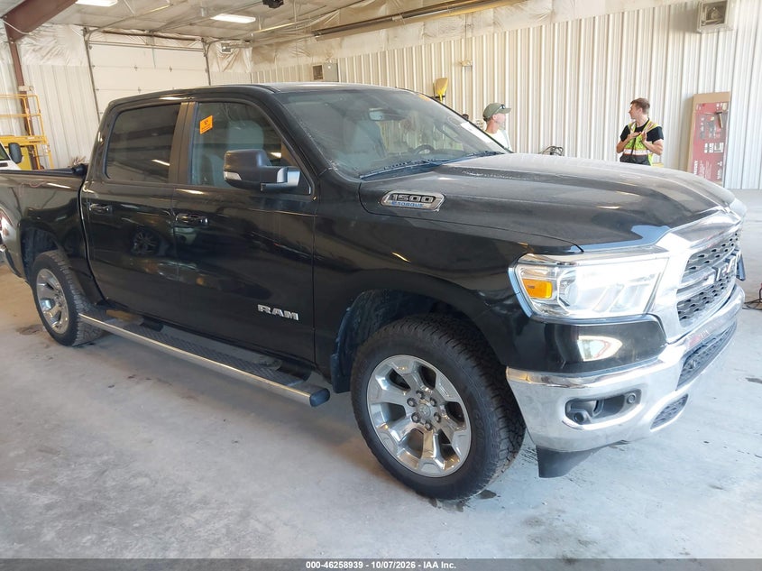 Vin: 1c6rrffgxnn306046, lot: 46759007, ram 1500 big horn  4x4 5'7 box 2022 img_1