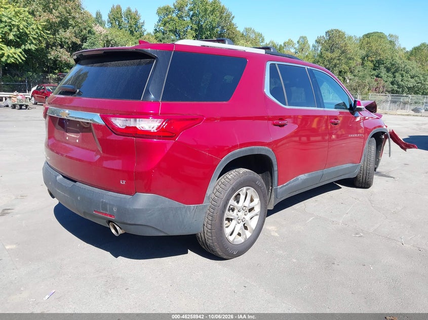 Vin: 1gnevgkw6jj263954, lot: 46759011, chevrolet traverse 1lt 20184