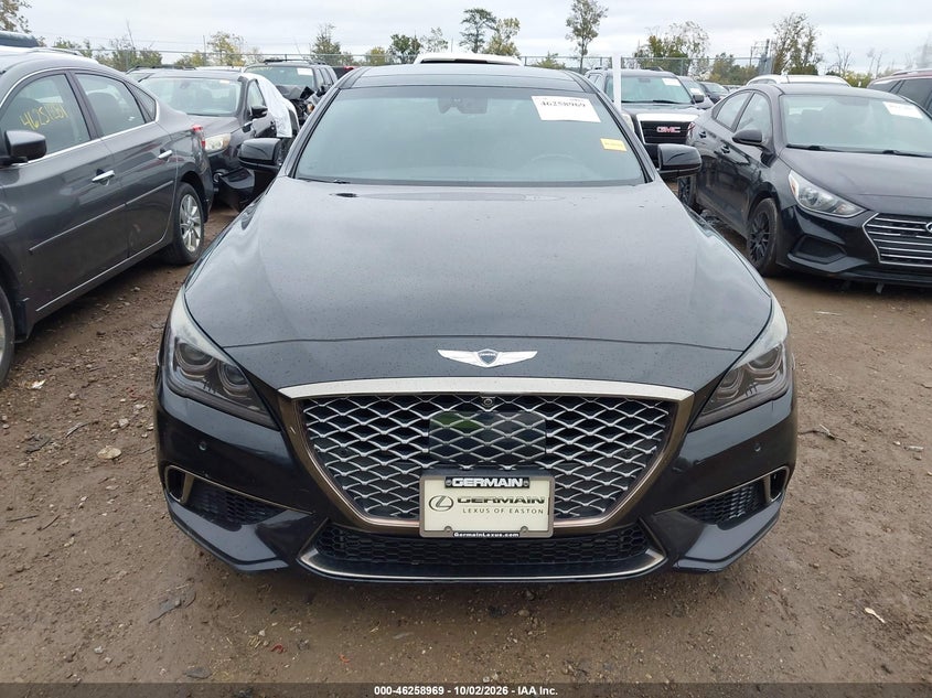 GENESIS G80 2018 VIN KMHGN4JB0JU248326