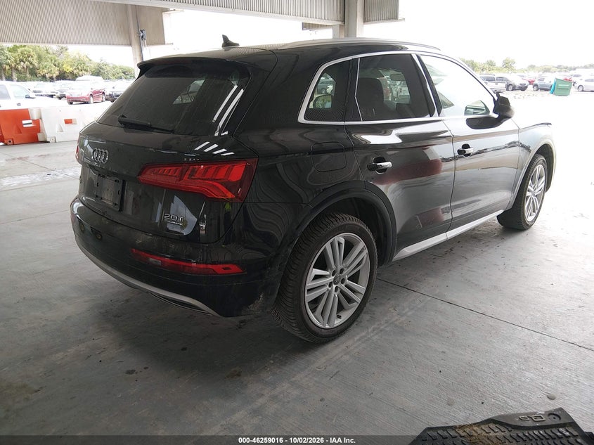 Vin: wa1cnafy5j2206741, lot: 46759085, audi q5 2.0t premium/2.0t tech premium 20184