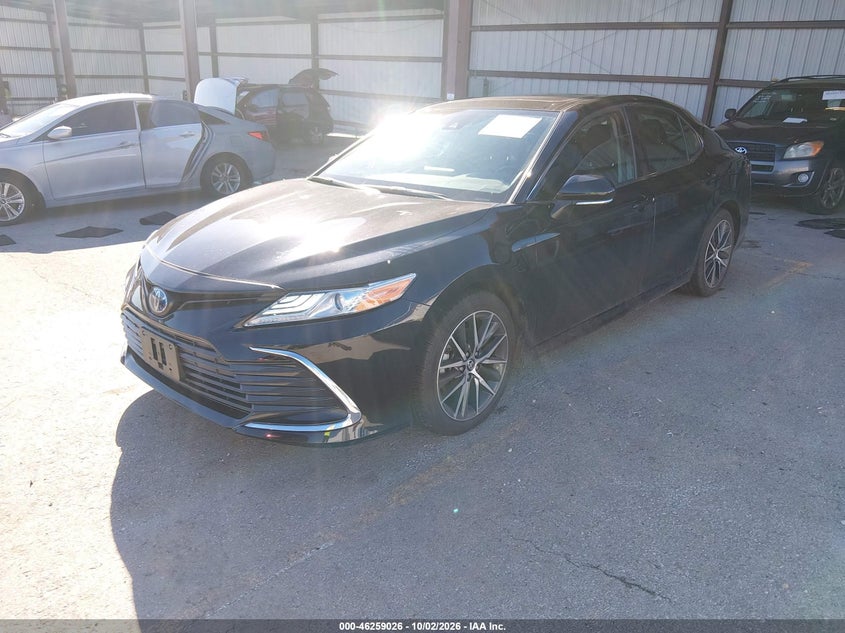 Vin: 4t1f31ak6nu599960, lot: 46759095, toyota camry xle hybrid 20222