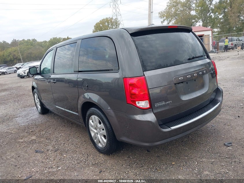 Vin: 2c4rdgbgxjr311795, lot: 46759096, dodge grand caravan se 20183
