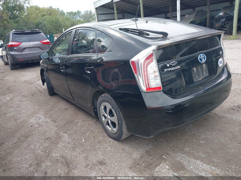Vin: jtdkn3du2d5561172, lot: 46759161, toyota prius four 20133