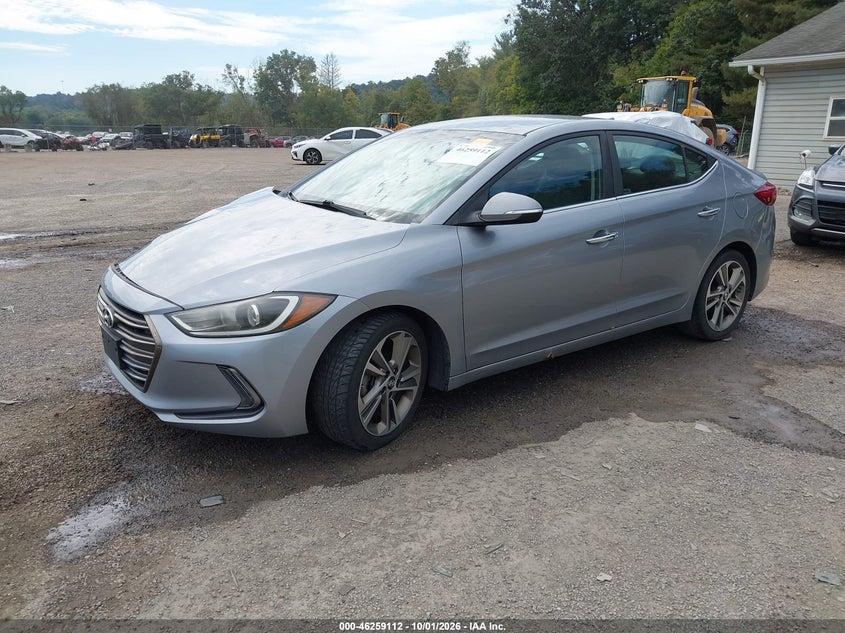 2017 Hyundai Elantra Limited, Right Front, IAAI, VIN 5NPD84LF8HH062052 — photo 2