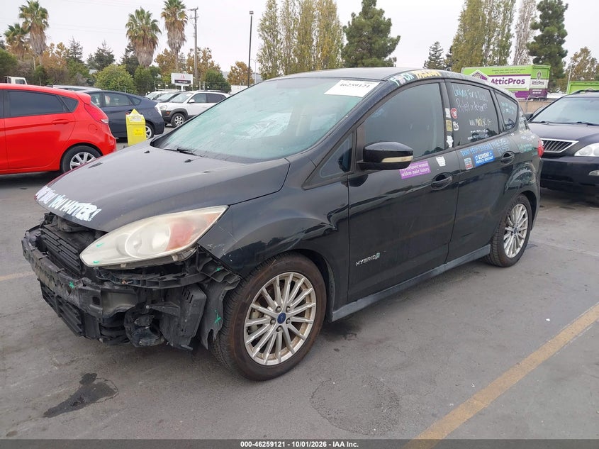 Vin: 1fadp5au4el518569, lot: 46759190, ford c-max hybrid se 20142