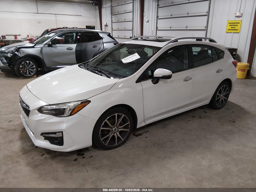 Vin: 4s3gtat65j3740588, lot: 46759204, subaru impreza 2.0i limited 20182