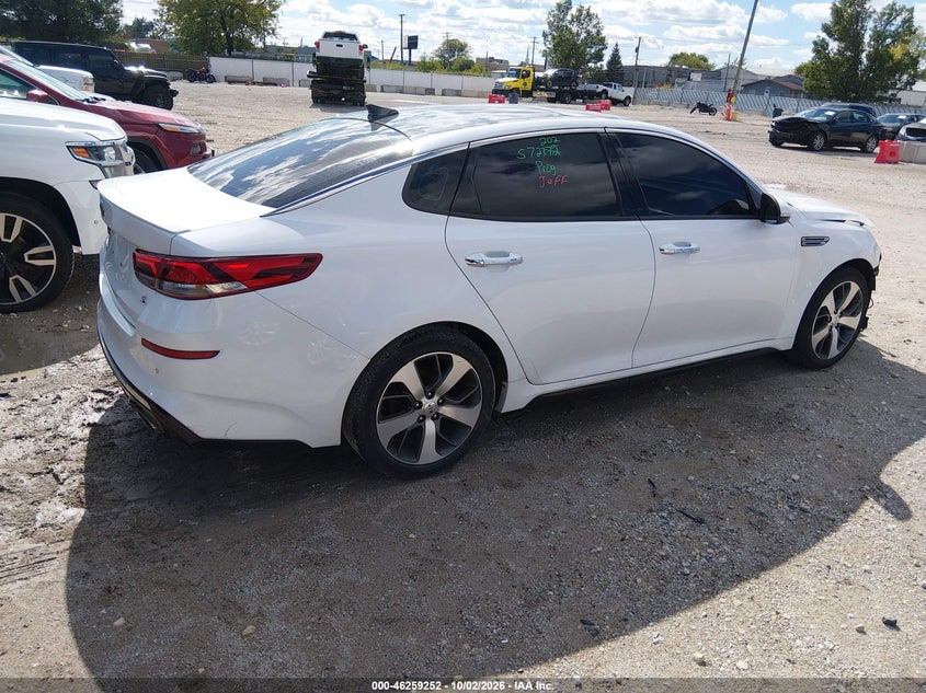 Vin: 5xxgt4l30lg413817, lot: 46759321, kia optima s 20204
