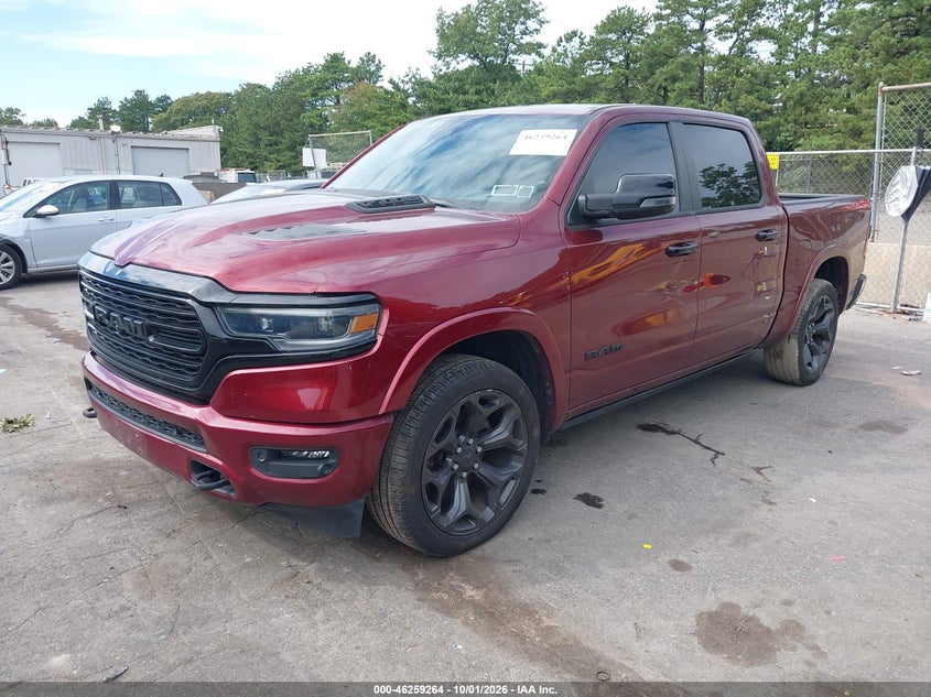 Vin: 1c6srfht7pn583543, lot: 46759333, ram 1500 limited  4x4 5'7 box 20232