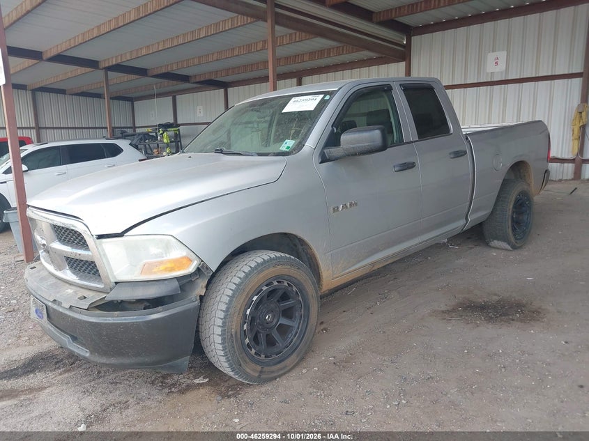 Vin: 1d7rv1gp2as160815, lot: 46759363, dodge ram 1500 st 20102