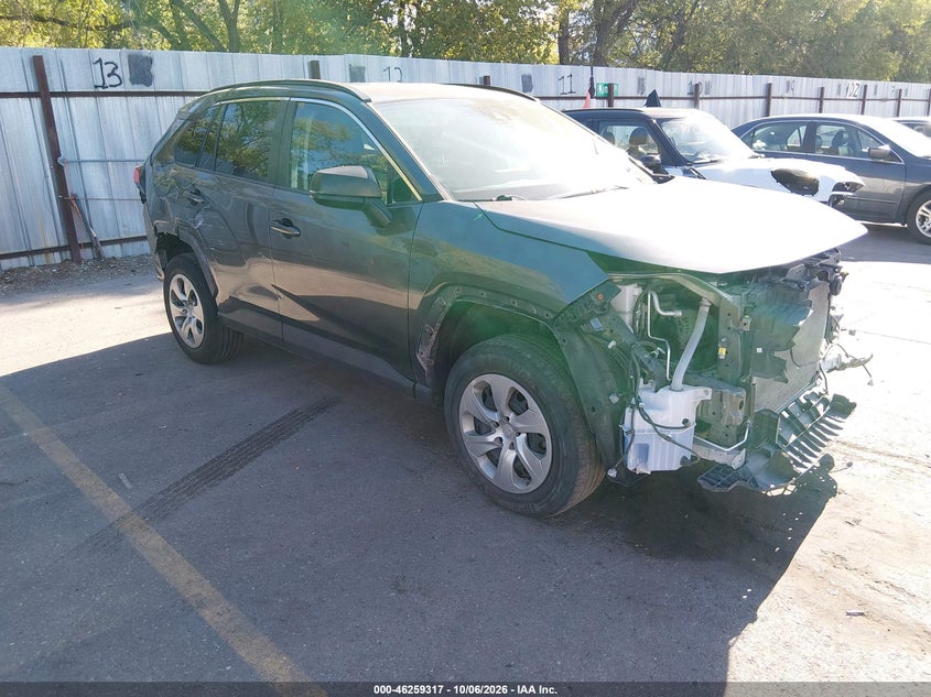Vin: 2t3h1rfv9mc121264, lot: 46759386, toyota rav4 le 20211
