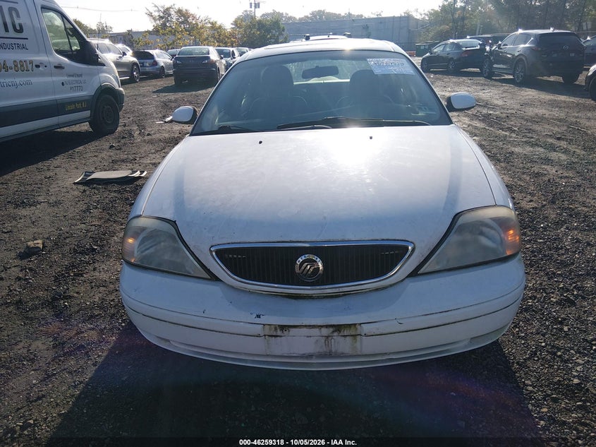 MERCURY SABLE 2000 VIN 1MEFM55S0YA622723