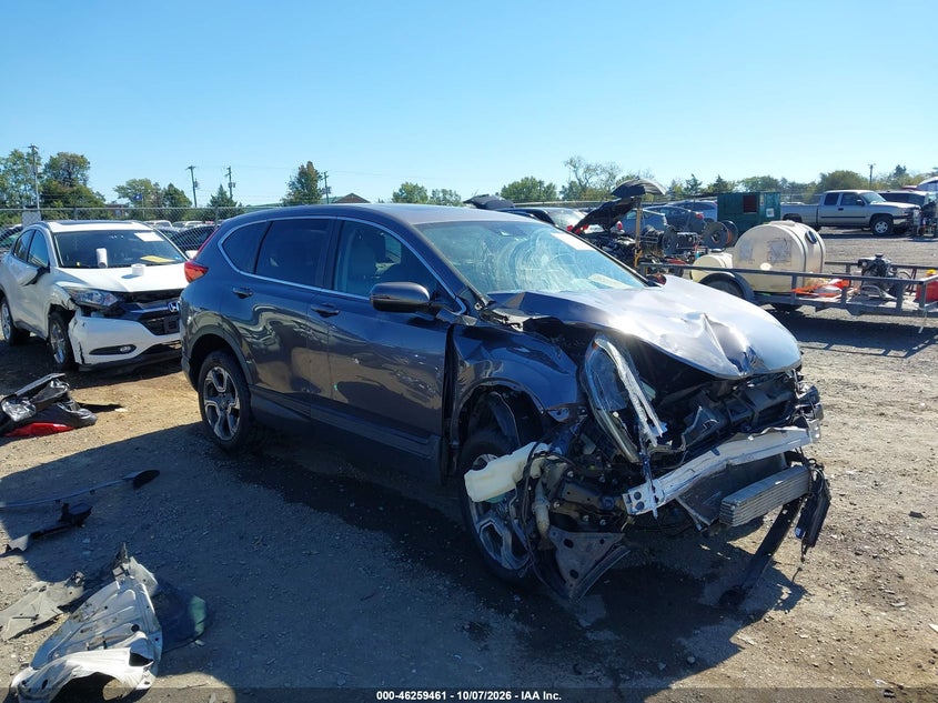 Vin: 7farw2h8xke043734, lot: 46759530, honda cr-v ex-l 20191