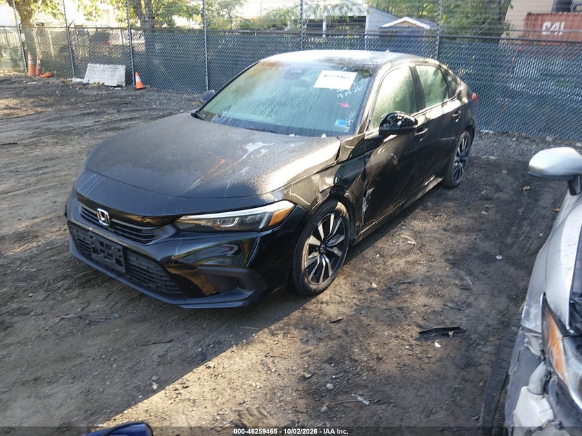 Vin: 2hgfe1f76rh341029, lot: 46759534, honda civic ex 20242