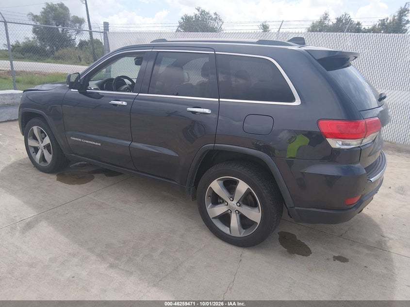 Vin: 1c4rjebg7ec480278, lot: 46759540, jeep grand cherokee limited 20143