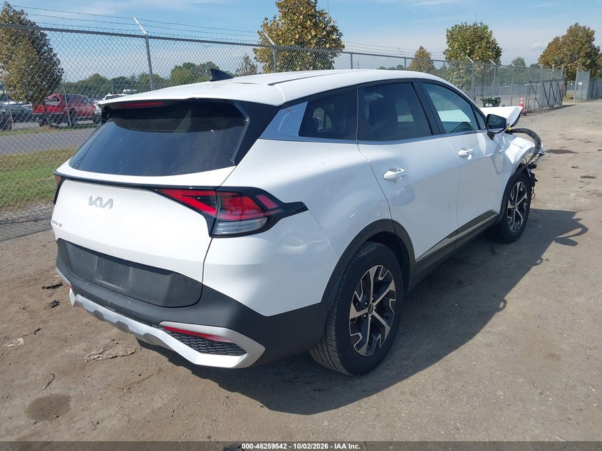 Vin: 5xyk33df9rg223208, lot: 46759611, kia sportage ex 20244