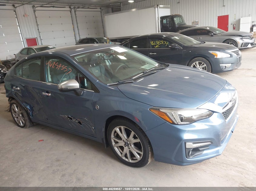 Vin: 4s3gkau61j3611054, lot: 46759626, subaru impreza 2.0i limited 20181