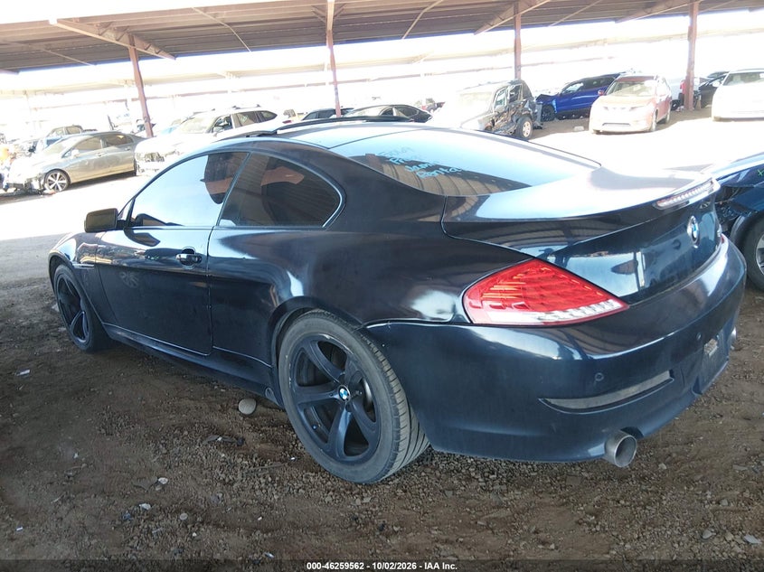 BMW 650I 2009 VIN WBAEA535X9CV91924