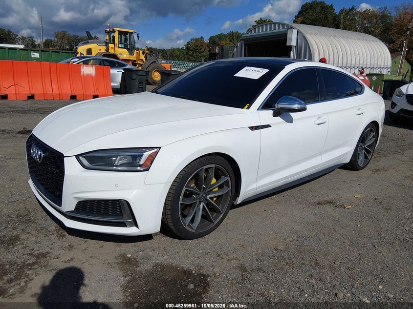 Vin: wauc4cf59ka074288, lot: 46759631, audi s5 3.0t premium 20192